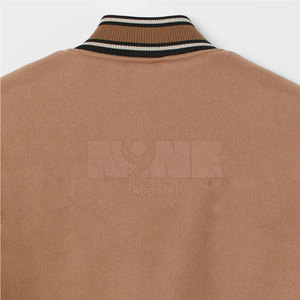 New Arrival Men's Letterman <b>Jacket</b> High Quality Winter Warm Windproof <b>Mandarin</b> <b>Collar</b> Street Wear Contrasting Color Best Design - Product Image 4