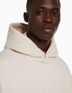 Sweat-shirt à capuche de haute qualité, poids lourd, brun foncé, 100% coton, tissu éponge français, épaules tombantes, sweat-shirt surdimensionné pour hommes 2026 - Product Image 6