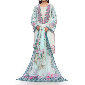 Robe d'été décontractée pour femmes, vêtements islamiques traditionnels indiens, Salwar kameez - Product Image 1