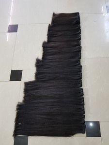 Extensiones de Cabello Humano Remy Virgen Sin Procesar de Alta Calidad, Naturales, Lisas, con Doble Trama a Máquina, Todos los Colores, Teñibles, 100 Gramos - Product Image 2