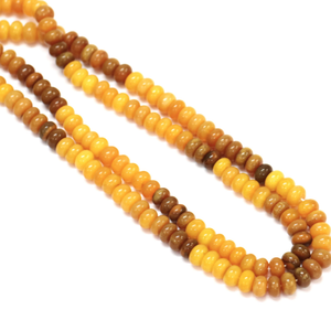 Hermosas cuentas de ópalo rosa púrpura en forma de rondel liso, cuentas de ópalo rosa púrpura de 7-9 mm en forma de rondel liso, cuentas de piedra preciosa de calidad AAA. - Product Image 6