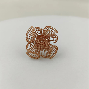 Bagues en diamant véritable en or massif de luxe pour femmes avec bijoux de montage fin Nouveau design Montures Ghat - Product Image 1