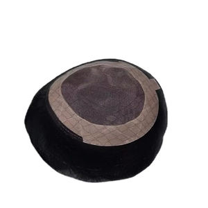 Prótesis capilar de cabello humano con base mono, peluca de cabello humano con base mono, cabello Taz BD - Product Image 6