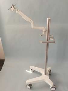 Monitor tanda vital troli portabel monitor aluminium berdiri troli untuk perangkat pemantauan tanda vital - Product Image 5