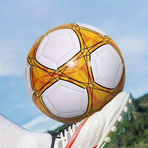 Balón de Fútbol para Niños y Adultos, Venta al por Mayor, Logotipo Personalizado OEM, Cosido a Mano, Entrenamiento, Partido, Tamaño 5 4 3, Precio de Fábrica, Pakistán - Product Image 3