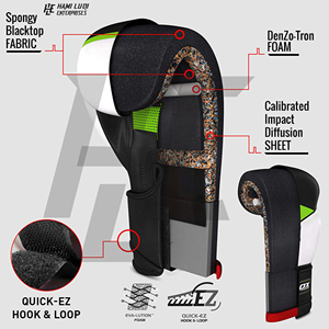 Guantes de boxeo de cuero con logotipo personalizado de alta calidad al por mayor 2024 guantes de entrenamiento de lucha gratis para Karate y Muay Thai - Product Image 6