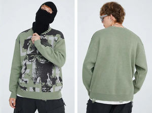 Cardigans et vestes en tricot pour hommes, style universitaire décontracté, design personnalisé, toucher doux, vente en gros - Product Image 6