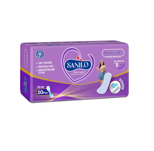 Sanilo Panty Liner Ultra Dry Cottony 180MM 20 Pcs Soft Comfortable Breathable Daily Feminine Hygiene Protection - Product Image 4