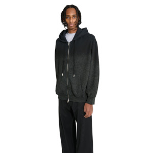 Personalizable de los hombres de peso pesado 100% algodón pulóver con capucha de gran tamaño Zip Sun Faded Distressed Vintage Streetwear Casual con capucha - Product Image 4