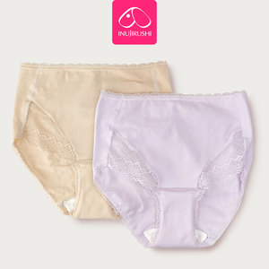 Calzoncillos de maternidad de alta calidad 100% mezcla de algodón suave ampliamente vendidos bragas de cintura alta a prueba de fugas método tejido de patrón sólido - Product Image 3