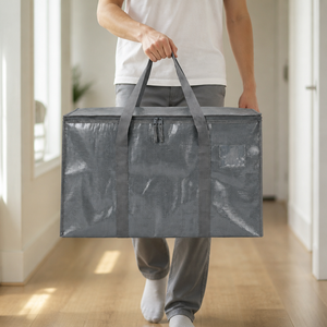 Bolsa de Mudanza Transparente Impermeable 69x35x38cm, Bolsa de Almacenamiento Plegable con Cierre - Product Image 3
