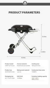 Barbecue de camping sur roulettes, table, <span class=keywords><strong>petit</strong></span> barbecue <span class=keywords><strong>à</strong></span> <span class=keywords><strong>granulés</strong></span> de bois, fumoir au charbon de bois, barbecue portable pliable fait maison, barbecue au gaz d'extérieur - Product Image 5