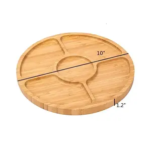 Juego de Tablas de Bambú para Charcutería con Cuchillos de Acero Inoxidable y Herramientas de Corte para Queso, para Uso en la Cocina del Hogar - Product Image 3