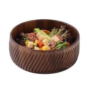 Ensaladera de madera de alta calidad, cuenco de sopa de diseño hecho a mano de calidad superior, cuenco clásico elegante y elegante para servir - Product Image 1