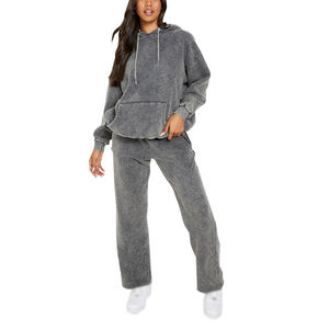 Venta de fábrica, venta al por mayor, chándal deportivo pesado para mujer con logotipo personalizado, chándal transpirable y duradero de talla grande para correr - Product Image 6