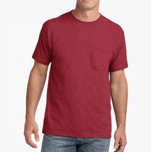 Camisetas Relax Fit con bolsillo de calidad superior para hombre, Camiseta 100% de algodón con bolsillo para hombre, camisetas de algodón con bolsillo Unisex - Product Image 5