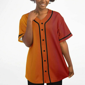 ชุดเครื่องแบบทีมซอฟต์บอลสำหรับผู้ใหญ่เสื้อระบายอากาศแบบติดกระดุมเสื้อเจอร์ซีย์ใส่เล่นเบสบอลและเล่นซอฟต์บอลเสื้อเปล่า - Product Image 3