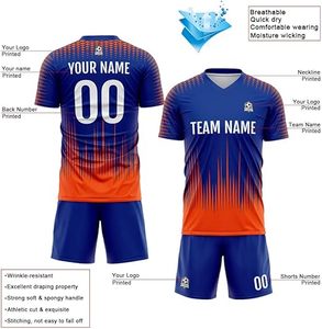 ชุดฟุตบอลพรีเมียมแบบสั่งทำพิเศษ ชุดยูนิฟอร์มทีมฟุตบอล OEM ODM เสื้อผ้ากีฬาระบายอากาศดี ขายส่ง ราคาเหมาะสม - Product Image 6