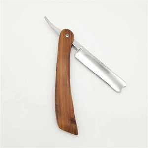 Maquinilla de afeitar profesional plegable para salón de peluquería, maquinillas de afeitar rectas de doble filo - Product Image 2