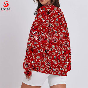 Sweat-shirts décontractés pour femmes en polyester/coton lavé, prix bas OEM, sur mesure, grandes tailles, couleurs personnalisées - Product Image 5