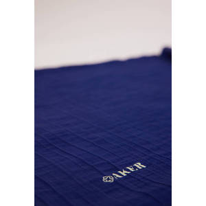 Navy Blue Lyocell Scarf 65X190-Headpiece & Neckerchief - Product Image 2