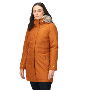 Veste d'hiver longue à capuche pour femmes, épaisseur standard, respirante, nylon écologique, grande taille, service OEM brut - Product Image 2