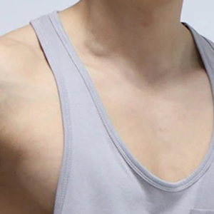 Camisetas sin mangas deportivas de algodón/fibra de bambú transpirables de secado rápido y corte ajustado para hombre, diseño personalizado Twill Sports, chaleco de gimnasio, entrenamiento informal - Product Image 6