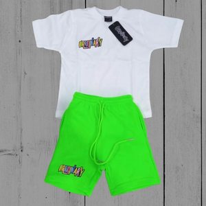 Novedad de verano, conjuntos de pantalones cortos transpirables informales para hombre, camiseta de manga corta, pantalones cortos, conjunto de algodón sólido, ropa de marca para hombre, conjuntos de 2 piezas - Product Image 1