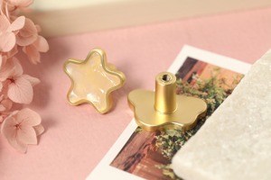 Moon Star and Cloud Resin Knob for Cabinets Drawers and Doors Cute Decorative Handle for <b>Kids</b> Room Home Decor and Furniture Use - Product Image 2