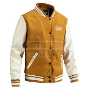 Long Sleeves Latest Design High Quality Winter Jacket Men Sports Baseball Lettermen Winter Jacket - Product Image 2
