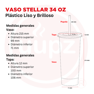 Scatola di 99 tazze stellari riutilizzabili consistenza liscia e lucida 34 Oz - Product Image 4