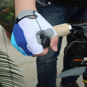 Best Performance Anti-Slip Breathable Half-Finger Gloves for Cycling <b>Weight</b> Lifting Customized Logo Spandex for Outdoor Sports - Product Image 2