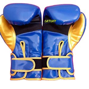 ถุงมือชกมวยหนังแท้ฝาแฝดสำหรับมืออาชีพ - Product Image 3