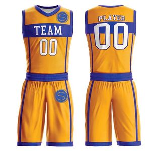 100% Polyester Réversible Basketball Jersey Respirant Formation Basketball Uniforme Protection Solaire Vêtements - Product Image 1