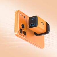 Chargeur mural GaN multi-ports KYT 45W avec charge rapide pour iPhone/Samsung, design mini et léger, prend en charge PD 3.0/QC 3.0/AVS