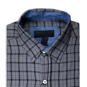 Nuevas Camisas de Vestir de Algodón para Hombre, de Lujo, Manga Larga, Diseño Sólido en Espiga, Tejidas y Transpirables, Precio Bajo al por Mayor - Product Image 5