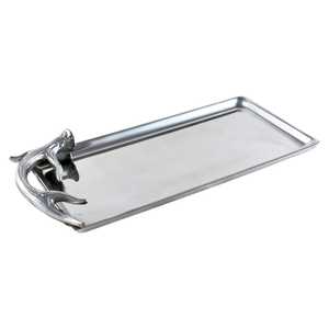 Bandeja rectangular de aluminio de Venta caliente con asas de astas para decoración de mesa a precio asequible - Product Image 6