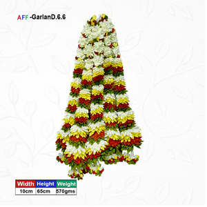 Guirlande de fleurs artificielles de luxe moderne, fabriquée à la main, pour usage intérieur, longueur 6,6 m, 10 pièces, 1800 Rs/10 pièces - Product Image 1