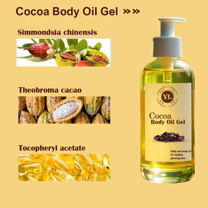 Gel de Aceite Corporal de cacao orgánico con extracto de plantas, líquido, reafirmante para la piel, hidratante, OEM/ODM, embalaje personalizable, todo tipo de piel a granel - Product Image 2
