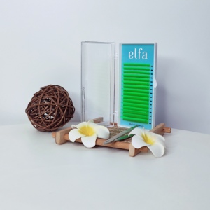 El principal fabricante de Vietnam, gran capacidad de producción, extensiones de pestañas verde neón, modelo fácil, 0,15mm CC, precios al por mayor a granel - Product Image 6