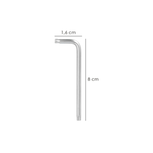 Chiave Torx Lunga in Acciaio Cromo Vanadio Professionale T07 - Product Image 2