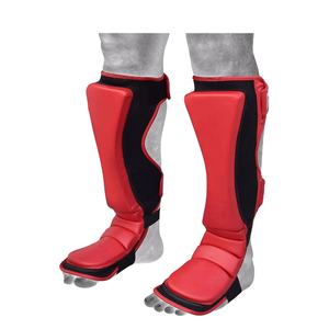 Espinillera de Hockey sobre hielo, protector de logotipo personalizado con diseño personalizado impreso, espinilleras de entrenamiento de calidad barata, OEM - Product Image 4