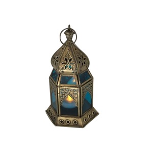 Lanterne de bougeoir en métal vintage pour la décoration de fête de mariage ou de festival à la maison pour Noël - Product Image 6