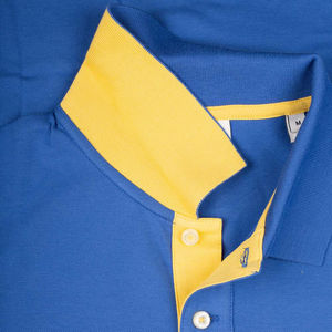 Nouvelle mode de t-shirts unis doux en coton respirant blanc chemises avec logo personnalisé chemises polo slim fit à manches courtes pour hommes - Product Image 5