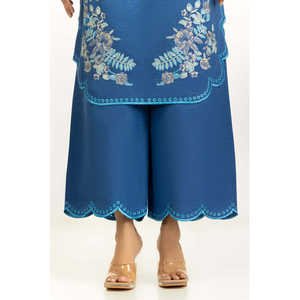 Conjunto de Traje Bordado Karandi para Mujer IPST-55205, Camisa y Pantalón para un Look Elegante - Product Image 5