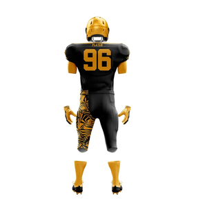 ชุดเครื่องแบบ100% อเมริกันฟุตบอลผ้าโพลีเอสเตอร์ระบายอากาศแขนสั้นสำหรับชายและหญิงดีไซน์ตามสั่ง - Product Image 3