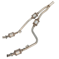 Catalyseur d'échappement économique pour voiture, convertisseur catalytique à trois voies, montage direct, en acier inoxydable, norme d'émission Euro IV, garantie 1 an