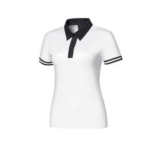 Nuevo Polo de manga corta para Mujer, camiseta Polo de Fibra orgánica para Mujer, camisetas informales de verano para Mujer, camisetas sólidas para Mujer - Product Image 3