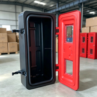 Armoire murale pour extincteur en plastique, fabricant de boîtes de rangement pour extincteurs