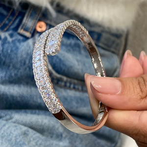 สร้อยข้อมือทองคำแท้14K สำหรับผู้หญิงได้รับการรับรองจาก VVS ทำในอินเดีย5.79 CT IGI - Product Image 4